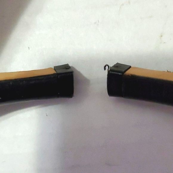 Talbots Leather Black Open-toe Classic Career Modest Heels - Picture 8 of 10